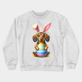 Easter Dachshund Dog Crewneck Sweatshirt